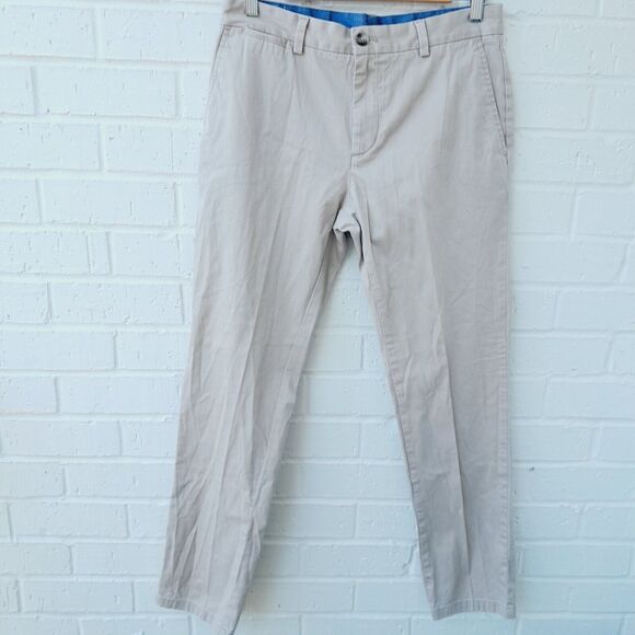 Vineyard Vines By Shep & Ian Men’s Tan Club Preppy Chino Size 32x32 - Picture 1 of 7